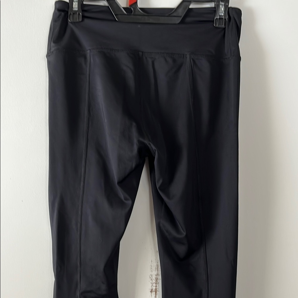Zella Black Leggings with Wide Waistband and Stretchy Fit - Picture 5 of 9